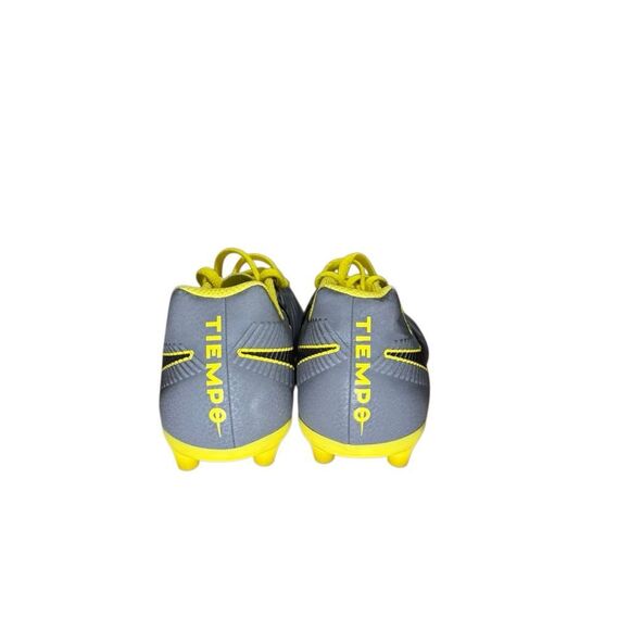 NIKE Tiempo Soccer Cleats SIZE 5.5 YOUTH GRAY/YELLOW AO2300-070 Football - Picture 5 of 8